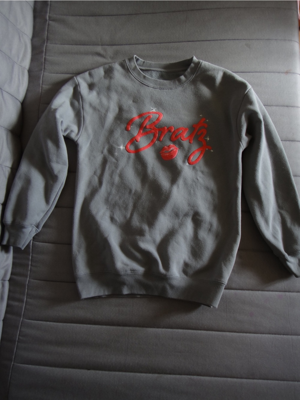 Bratz Rock Angels Women's Gray Crewneck Sweatshirt